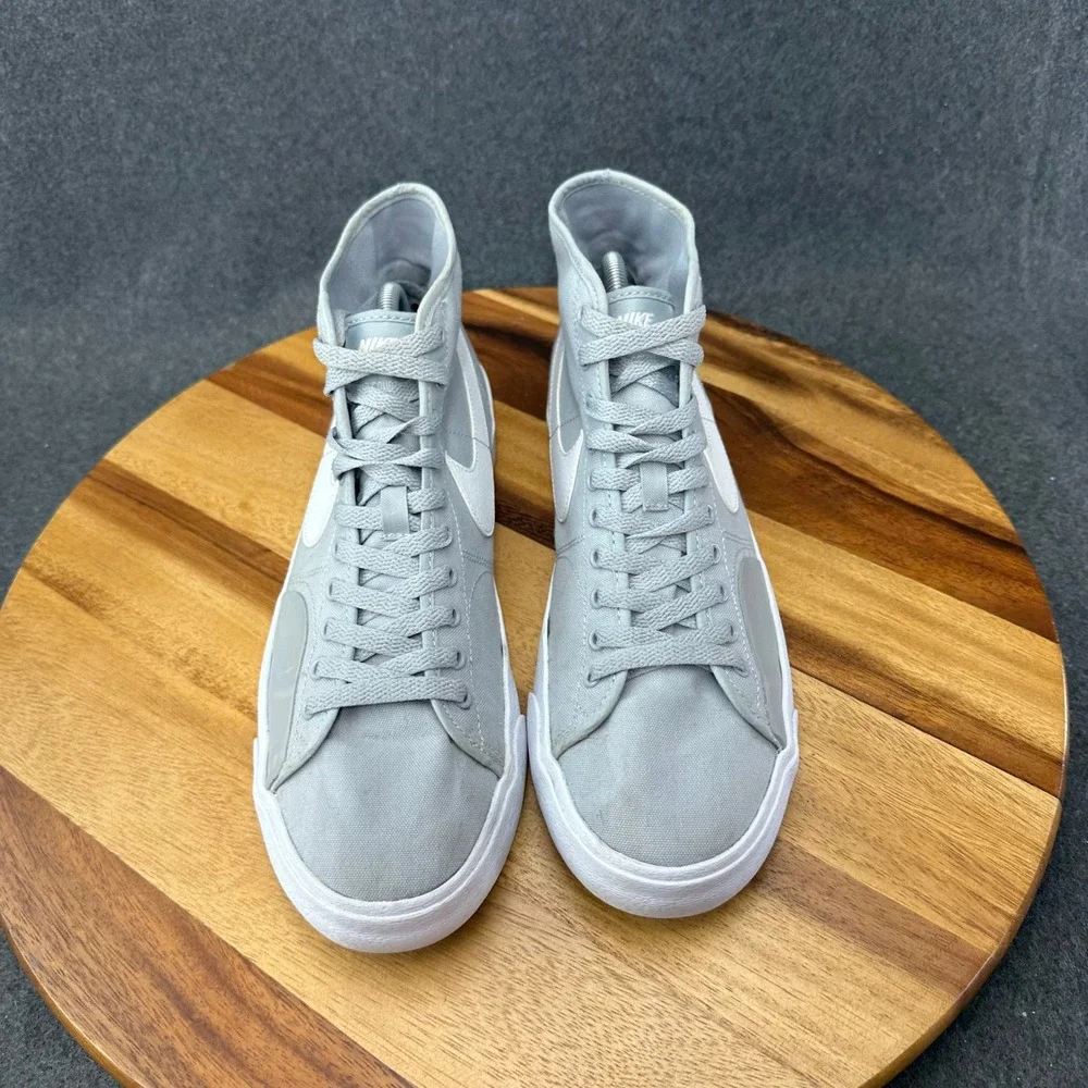 Nike SB Blazer Mid ISO Shoes Gray White DC8901-002 Size 10 Men's Skateboarding